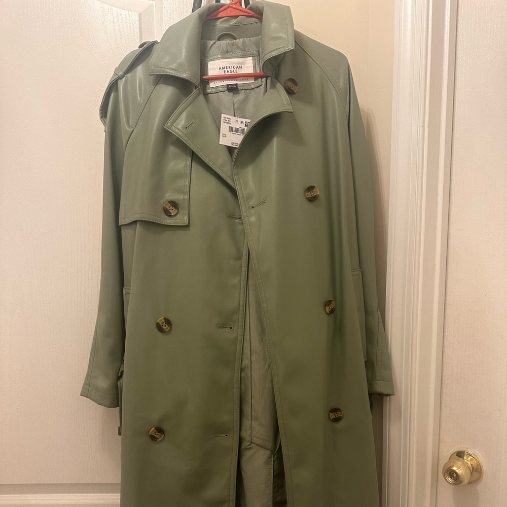 AE vegan trench coat